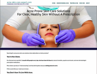 acne-skin-care-expert.com screenshot