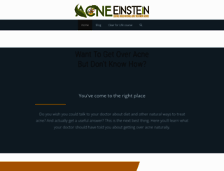 acneeinstein.com screenshot