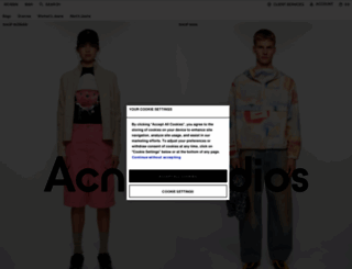 acnestudios.com screenshot