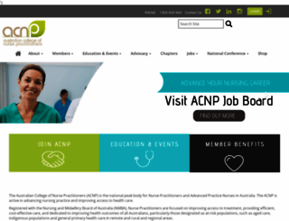 acnp.org.au screenshot