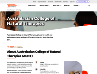acnt.edu.au screenshot
