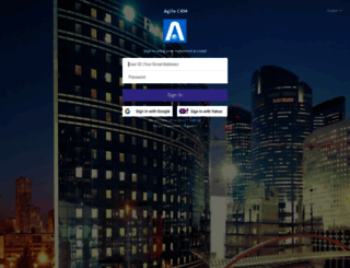 acompany.agilecrm.com screenshot
