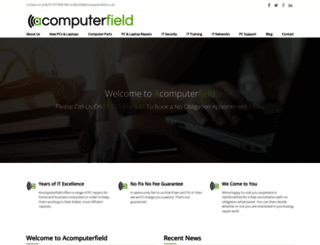 acomputerfield.co.uk screenshot