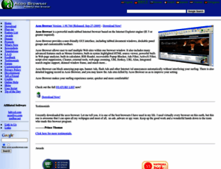 acoobrowser.com screenshot