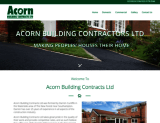 acorn-builders.co.uk screenshot