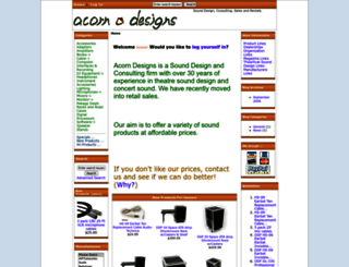 acorn-designs.com screenshot