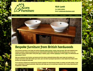 acorn-furniture.co.uk screenshot