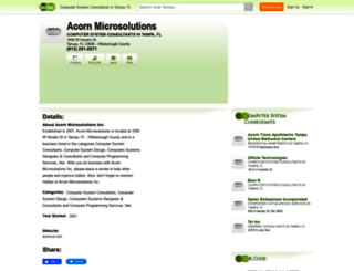 acorn-microsolutions-inc.hub.biz screenshot