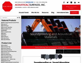 acousticalsurfaces.com screenshot