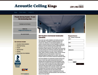 acousticceilingkings.com screenshot