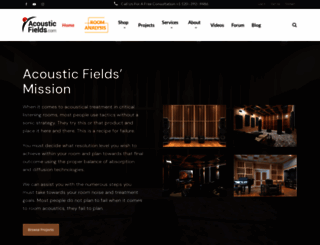 acousticfields.com screenshot