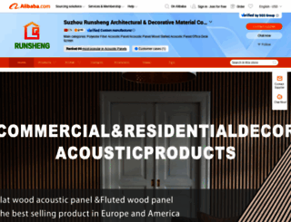 acousticpanels.en.alibaba.com screenshot