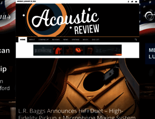 acousticreview.co.uk screenshot