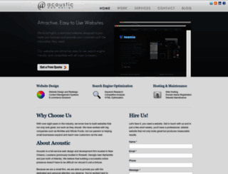 acousticwebdesign.net screenshot