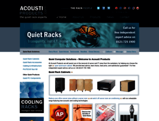 acoustiproducts.com screenshot