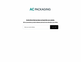 acpackaging.co.uk screenshot