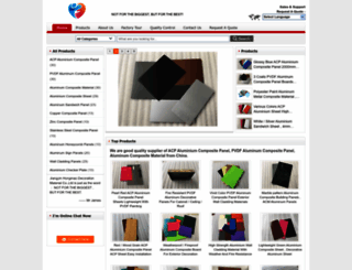 acpaluminiumcompositepanel.com screenshot