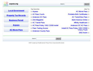 acpass.org screenshot