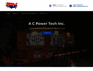 acpowertechinc.com screenshot