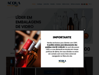 acquamineira.com.br screenshot