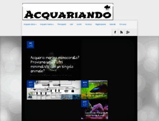 acquariando.info screenshot
