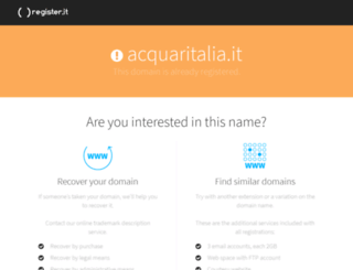 acquaritalia.it screenshot