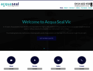 acquasealvic.com.au screenshot