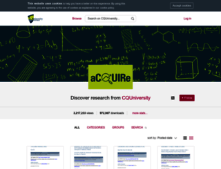 acquire.cqu.edu.au screenshot