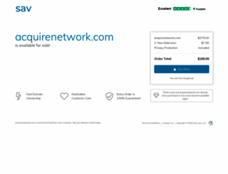 acquirenetwork.com screenshot