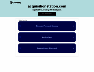acquisitionstation.com screenshot