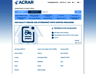 acrar.com screenshot