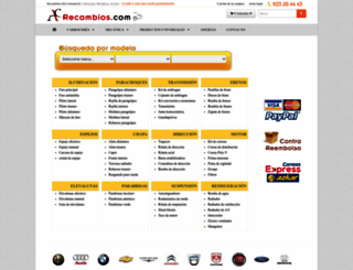 acrecambios.com screenshot