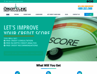 acreditclinic.com screenshot