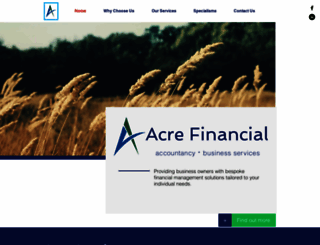 acrefinancial.co.uk screenshot