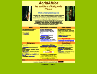 acrida.info screenshot