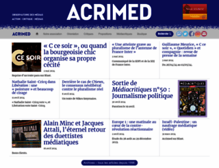 acrimed.org screenshot