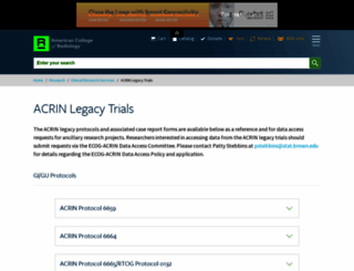 acrin.org screenshot