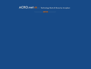 acro.net screenshot