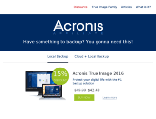 acronis-affiliate.com screenshot