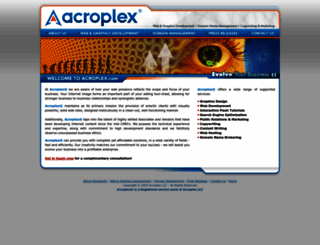 acroplex.com screenshot