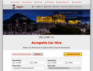 acropoliscarhire.com screenshot