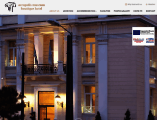 acropolismuseumhotel.com screenshot
