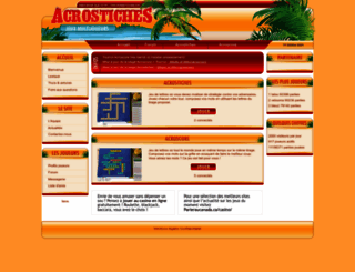 acrostiches.com screenshot