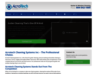acrotechcleaning.com screenshot