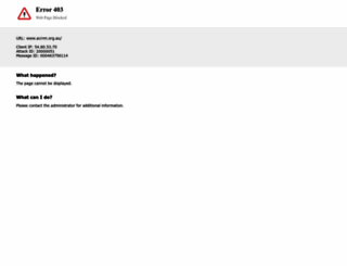 acrrm.org.au screenshot