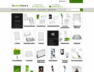 acrylhaus.com screenshot