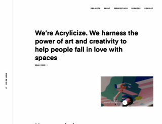 acrylicize.com screenshot
