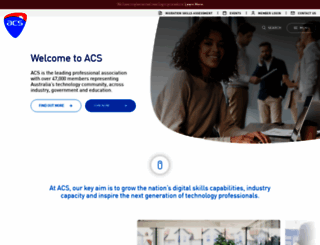 acs.org.au screenshot