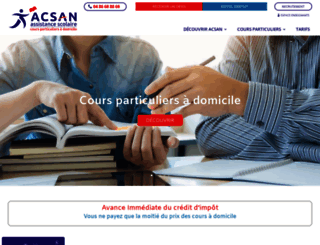 acsan-cours.com screenshot