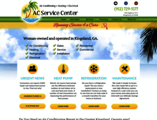 acservicecenter.com screenshot